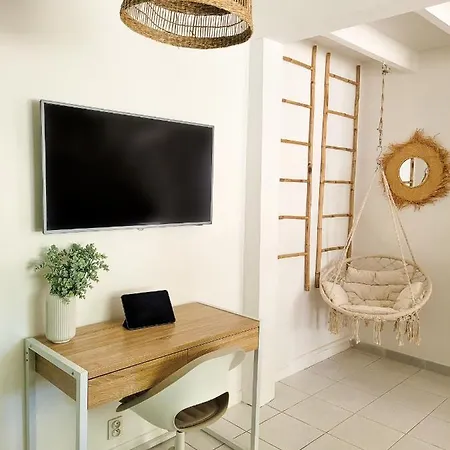 Double Climatise Avec Terrasse - Proche Tram & Centre Апартаменты