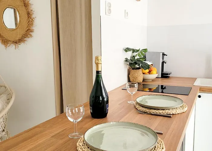 Double Climatise Avec Terrasse - Proche Tram & Centre شقة *